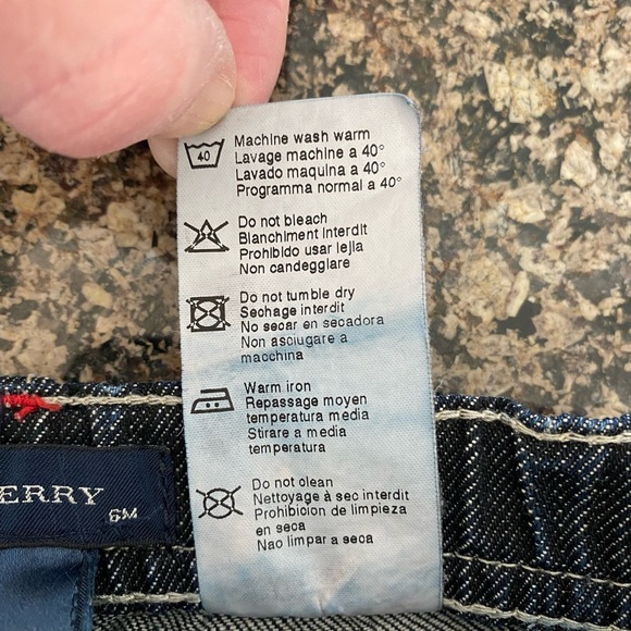 BURBERRY Baby Denim Jeans 6M - Picture 6 of 9
